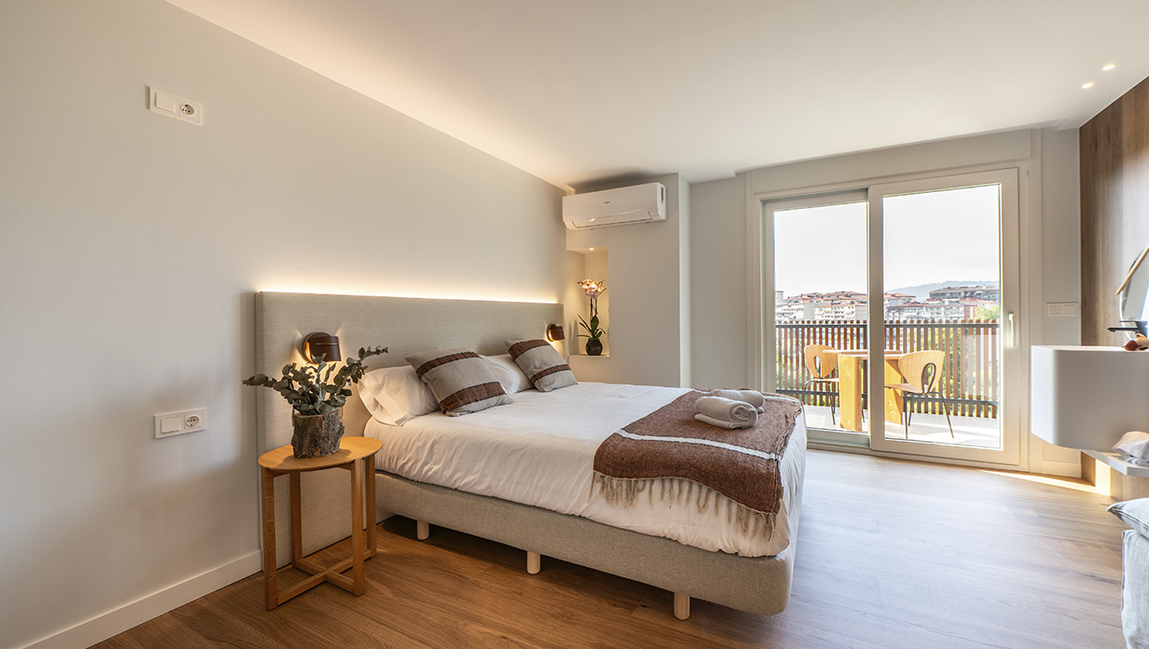 Habitación superior con balcón